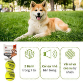 Đồ Chơi Cho Chó Set 2 Banh Tennis FOFOS - Paddy Pet Shop